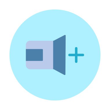 Ses simgesi, vektör illüstrasyonu basit tasarım