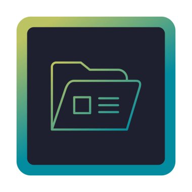 dizin vektör simgesi, web illüstrasyonu