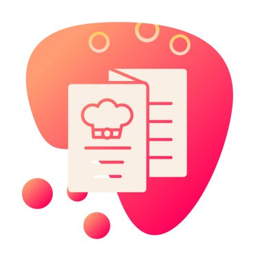 Menü web simgesi, vektör çizim