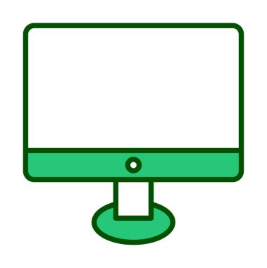 Ekran simgesi vektör illüstrasyonunu izle