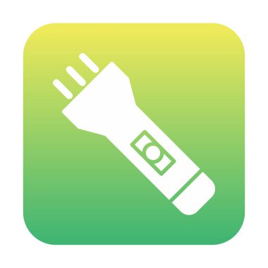 Seyahat fenerinin düz simgesi. Renkli vektör çizimi