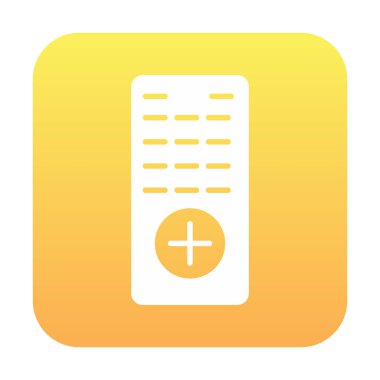 Uzaktan Denetim simgesi, vektör illüstrasyonu 