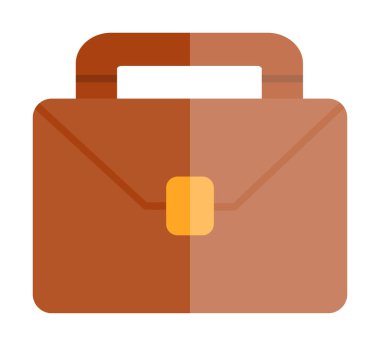 evrak çantası web basit simge illüstrasyonu