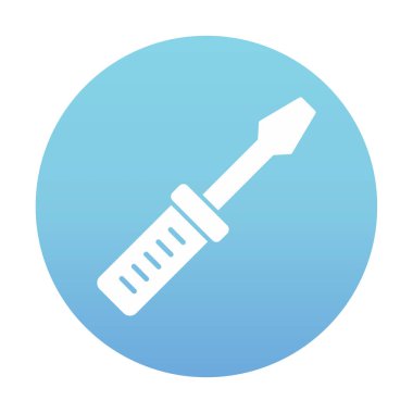 tornavida ikonu vektör çizimi