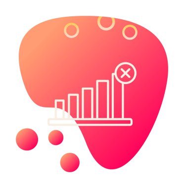 Sinyal ağ simgesi, vektör illüstrasyonu