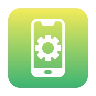 Mobil Ayar Simge vektör çizimi