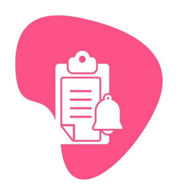 bildirim simgesi vektör illüstrasyonu. 