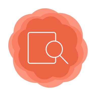 Büyütücü Cam Hat Simgesi