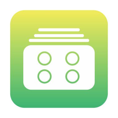 Menü web simgesi, vektör çizim