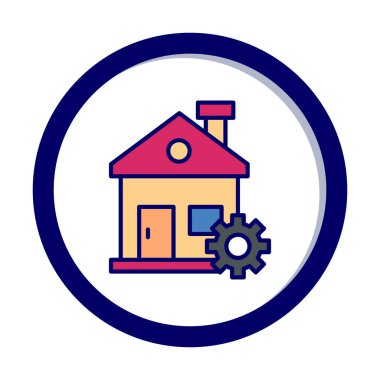 Ev onarım simge vektör çizim