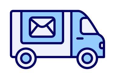 Postal Delivery vektör illüstrasyonuName