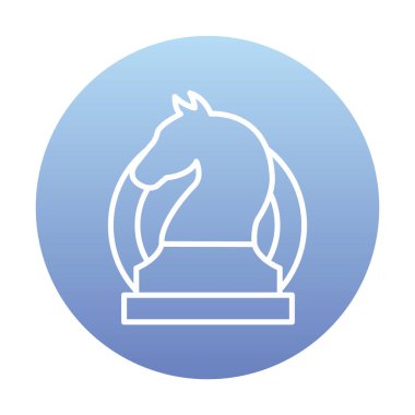 iş stratejisi simgesi, vektör illüstrasyonu basit tasarım