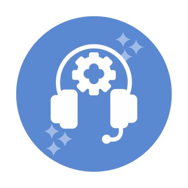 ikon vektör illüstrasyonunu destekle