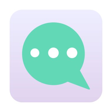 ileti simgesi, vektör illüstrasyonu