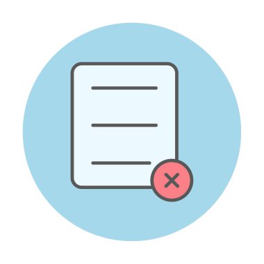 dosya simgesi, vektör illüstrasyonu basit tasarım