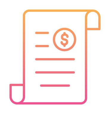 Bill simgesi, vektör çizimi 