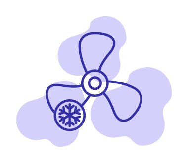 Fan vektör simgesinin gösterimi