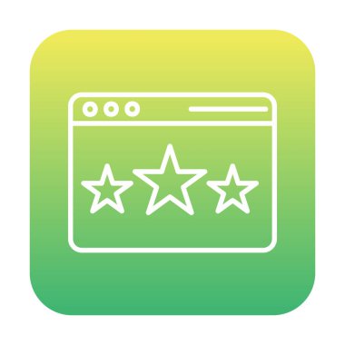 Web sayfası Geri bildirim simgesi, vektör illüstrasyonu