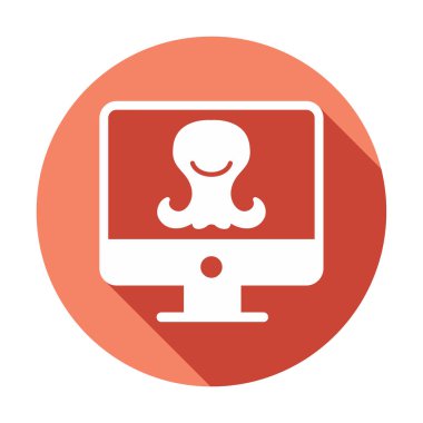 Uzaylı Araştırma simgesi vektör illüstrasyonu