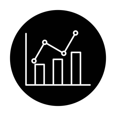 Grafik. Web simgesi basit illüstrasyon 