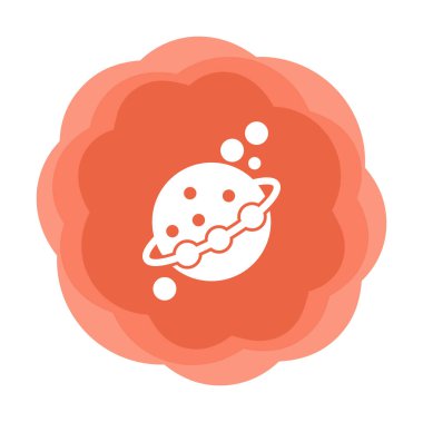 Gezegenler simgesi, vektör illüstrasyonu