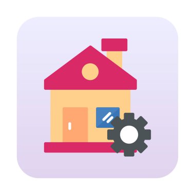 Ev onarım simge vektör çizim