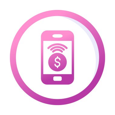 Beyaz arkaplanda web simgesi izole edildi