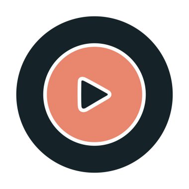 Oynatma düğmesi vektör çizimi