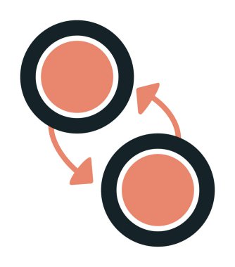 Web simgesi, vektör illüstrasyonunu değiştir