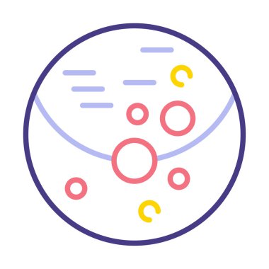 Venüs web simgesi, vektör illüstrasyonu