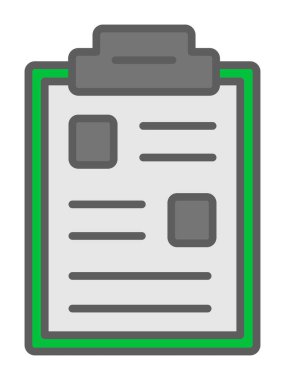 Pano simgesi, vektör illüstrasyonu basit tasarım