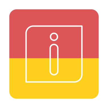 bilgi simgesi. bu daire beyaz bir arkaplanda izole edilmiş 