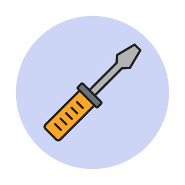 tornavida ikonu vektör çizimi