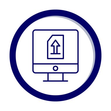 Simgeyi trendy düz tarzda yükle