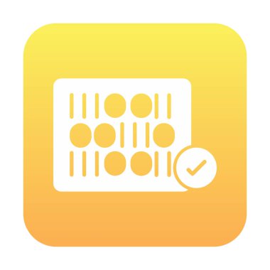 Bitiş noktası simgesi vektör illüstrasyonu