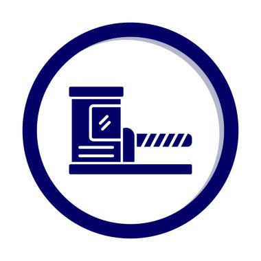 Park engeli simgesinin web illüstrasyonu