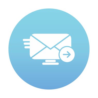 zarf, posta simgesi vektör illüstrasyonu