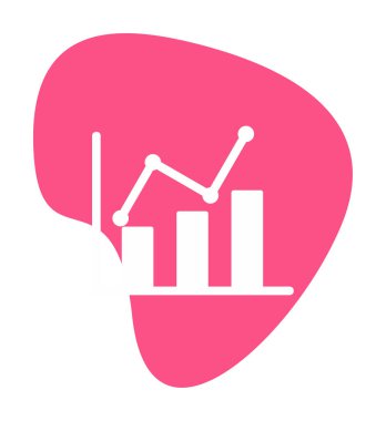 Grafik. Web simgesi basit illüstrasyon 