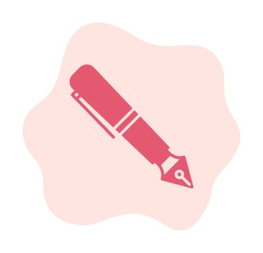 Dolma kalem simge vektör çizim