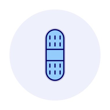 Düz Bandaj Plaster düz biçim işaret simgesi