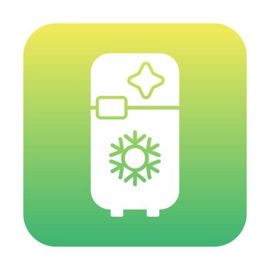 buzdolabı vektör simgesi çizelgesi çizimi