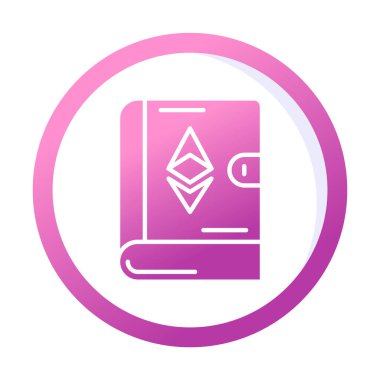 Kitap simgesi, vektör illüstrasyonunda ruhani işaret