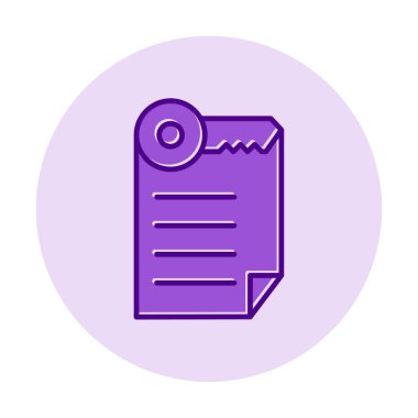 Notes web icon, vector illustration