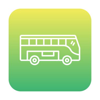 bus simgesi tasarım logo şablonu