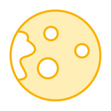 Gezegenler simgesi, vektör illüstrasyonu