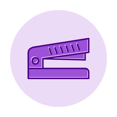 Stapler web simgesi, vektör illüstrasyonu
