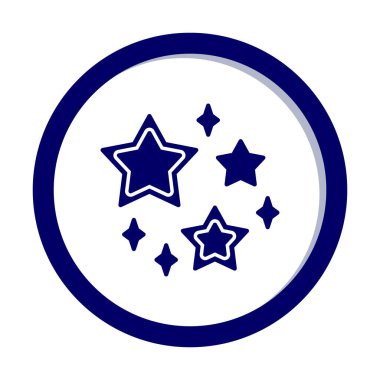 yıldızların vektör illüstrasyonu