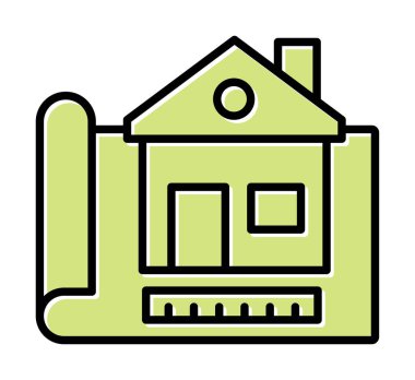 Vektör Yapı Çizim simgesi illüstrasyonu                                                    