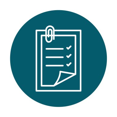 Notes web icon, vector illustration