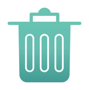 Çöp kutusu simgesi, Sembolü Sil, vektör illüstrasyonu